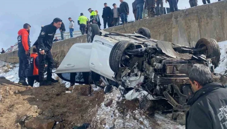 Bitlis’in Rahva TOKİ mevkiinde kaza