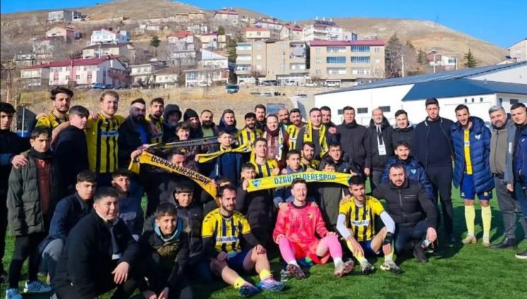 Bitlis Özgüzeldere Spor’dan Farklı Galibiyet: Zafer Tombul’a Armağan Edildi