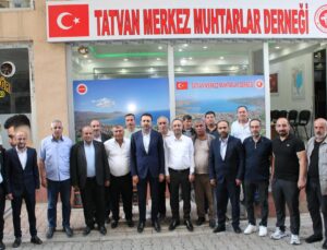 Tatvan Merkez Muhtarlar Derneği’nden Bedirhanoğlu ve Ayaz’a Teşekkür