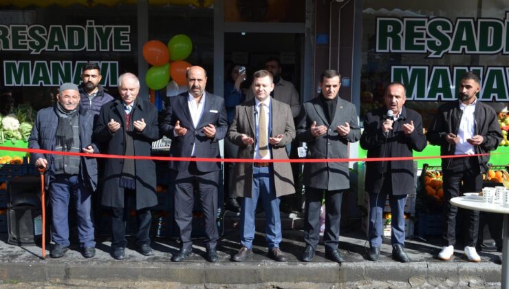 Tatvan’da Reşadiye Manavı düzenlenen törenle hizmete açıldı.